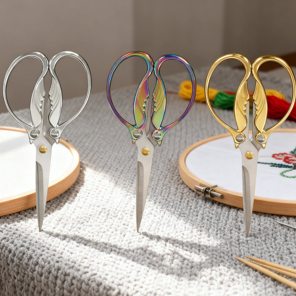 Retro Sewing Scissors – Stainless Steel Embroidery Shears Sewing Scissors Axl