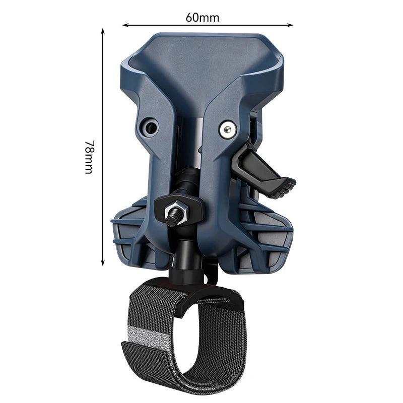 Self-Locking Drill Holder Belt Clip | Quick Release Tool Hook Tool Belt Clip Axl Gray