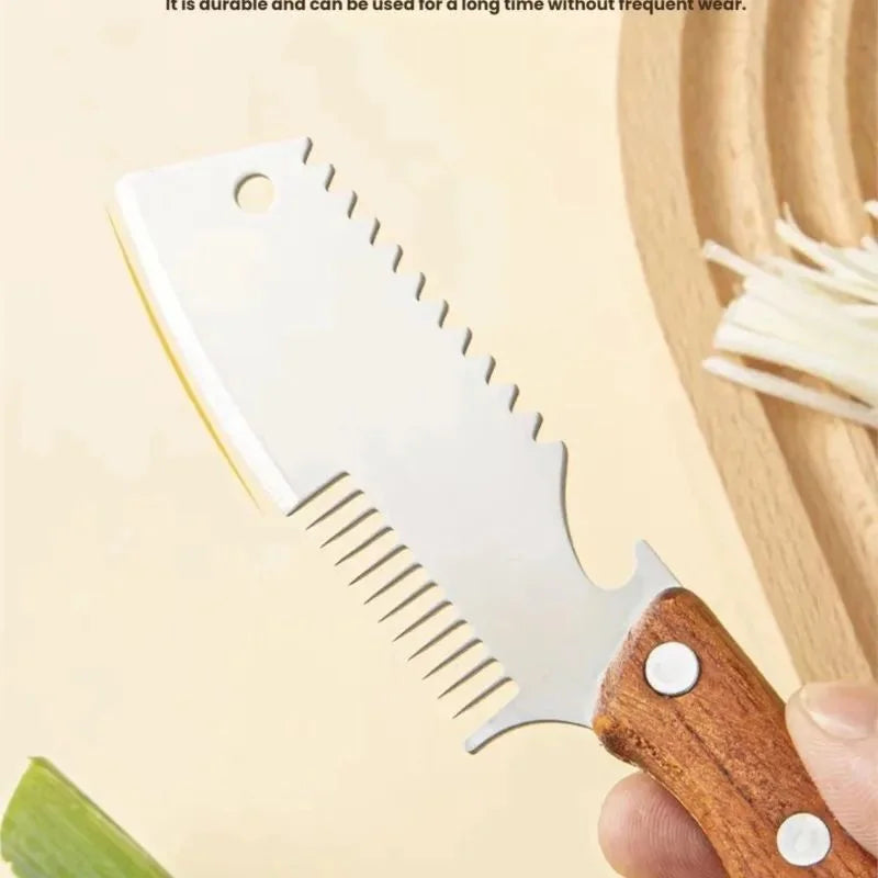Stainless Steel Scallion Cutter & Multi-Function Kitchen Slicer Vegetable Slicer Tool Axl
