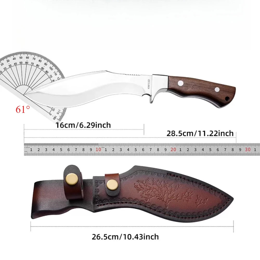 Carbon Steel Boning Knife with Wood Handle & Leather Scabbard Boning Knife Axl