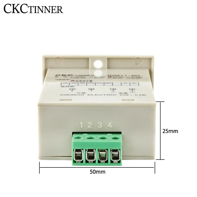JDM11-6H 6-Digit Digital Industrial Counter DC/AC Voltages Industrial Digital Counter Axl