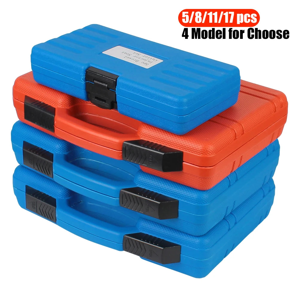 Diesel Injector Seat Cutter & Carbon Remover Tool Set Injector Seat Cutter Set Axl
