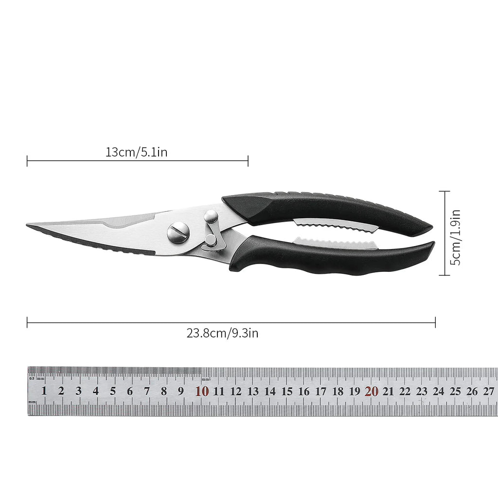 SHENJIU Stainless Steel Kitchen Scissors – Sharp Meat Shears Kitchen Shears Axl