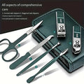 6-Piece Stainless Steel Manicure & Pedicure Set | Nail Clipper Kit Manicure Pedicure Set Axl 6 in 1