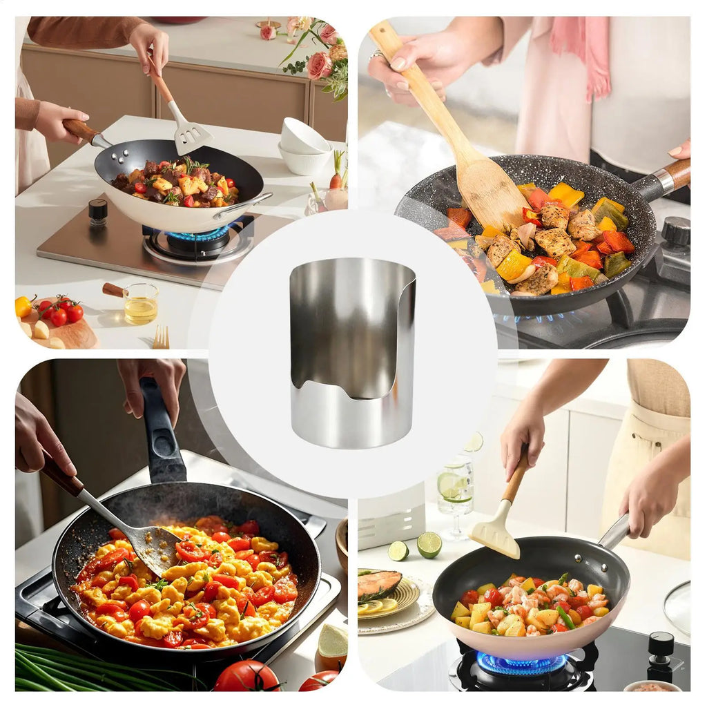 Stainless Steel Pot Lid Holder & Spoon Rest | Kitchen Organizer Kitchen Utensil Holder Axl
