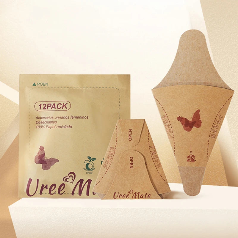 12-Pack Disposable Female Urination Funnel – Portable Waterproof Female Urination Device Axl