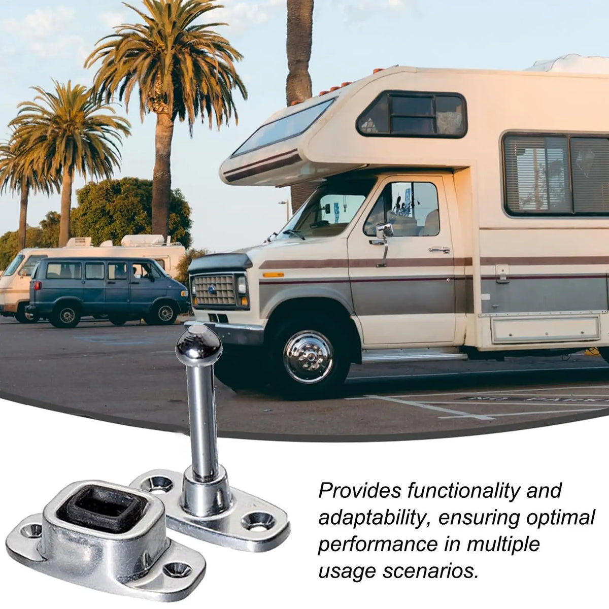 RV Baggage Door Holder – Latch Catch Stopper for Trailers RV Door Latch Axl