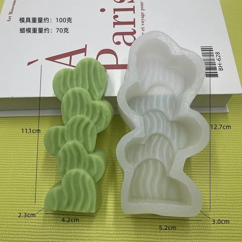 Silicone Mold for DIY Candle, Soap & Epoxy Resin Crafts Silicone Craft Mold Axl E