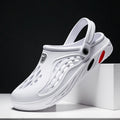 Men's EVA Clogs Sandals – Lightweight Beach & Garden Shoes Men's Clog Sandals Axl White 41