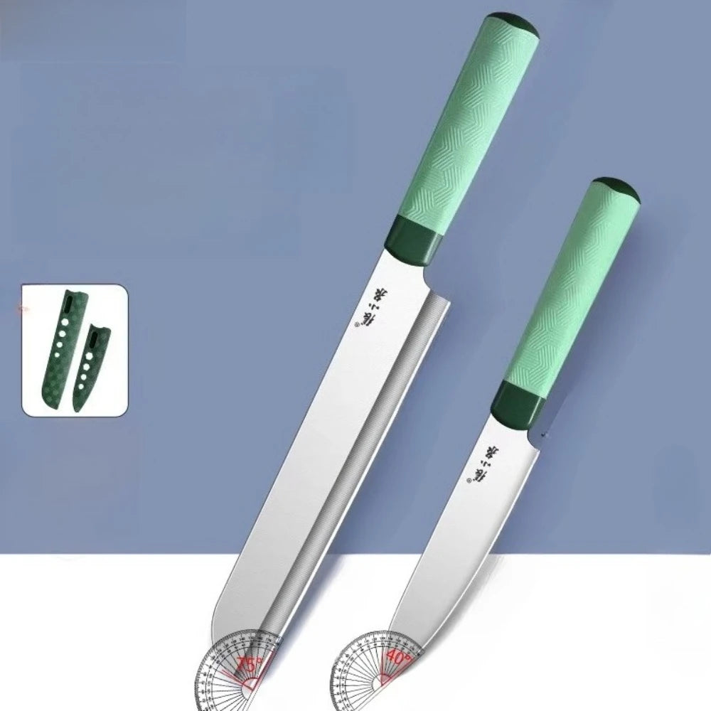 PLYS Stainless Steel Watermelon Fruit Knife with Sheath Fruit Knife Axl 2PCS