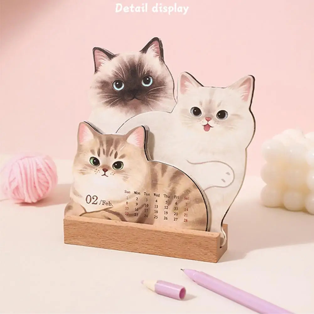 2026 Cat & Dog Desk Calendar – Monthly Planner & To-Do List Desk Calendar Axl