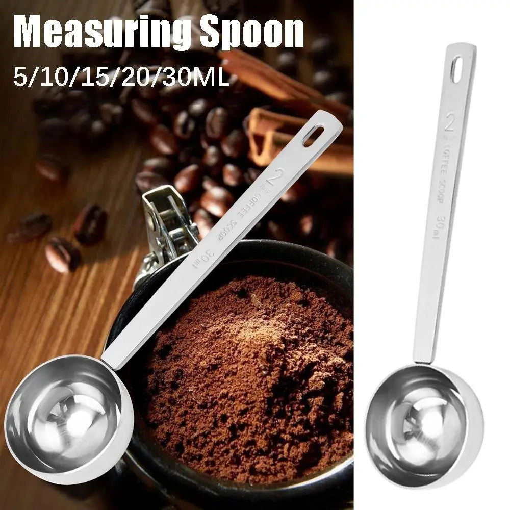 Stainless Steel Coffee Scoop Measuring Spoon 5–30ML Measuring Spoon Axl