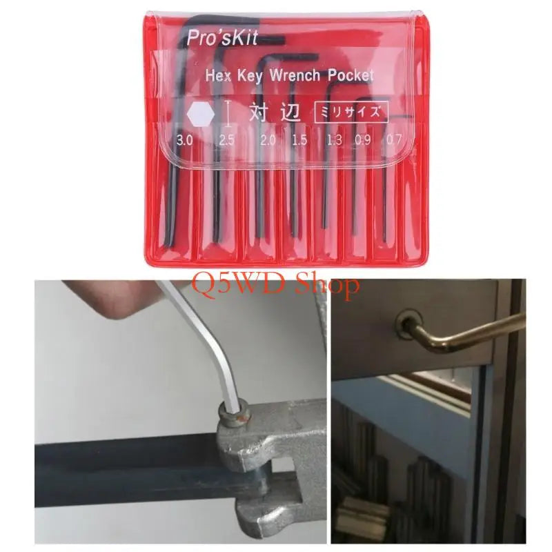 7-Piece Mini Hex Allen Key Set – 0.7mm to 3mm Micro Wrench Kit Hex Allen Key Set Axl