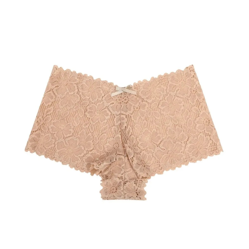 Women's Low-Rise Lace Briefs – Cotton Crotch Breathable Panties Women's Lace Briefs Axl