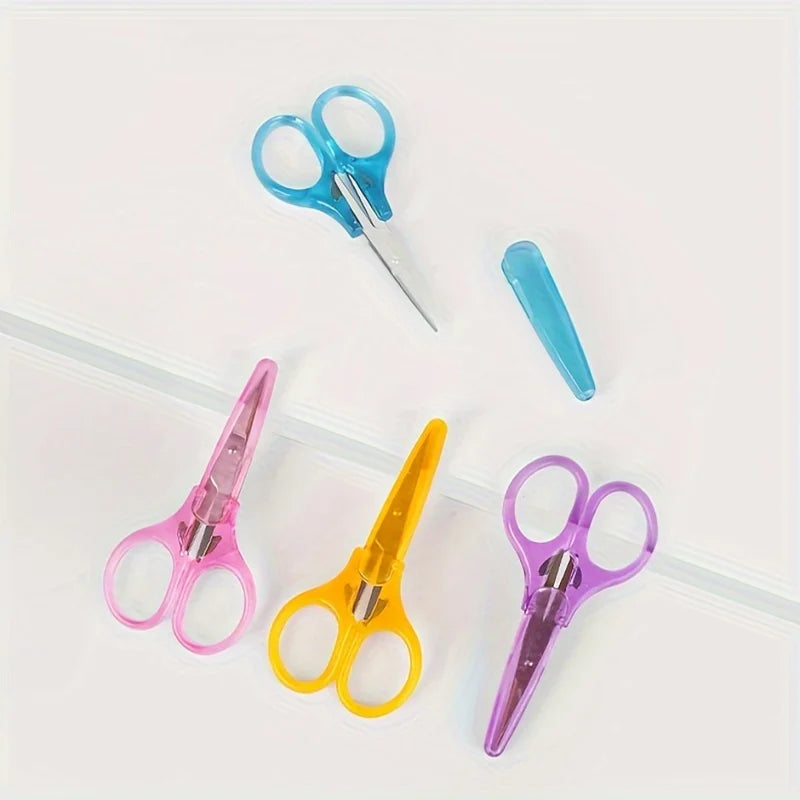 4-Piece Precision Craft Scissors Set – Curved & Straight Tips Craft Scissors Set Axl