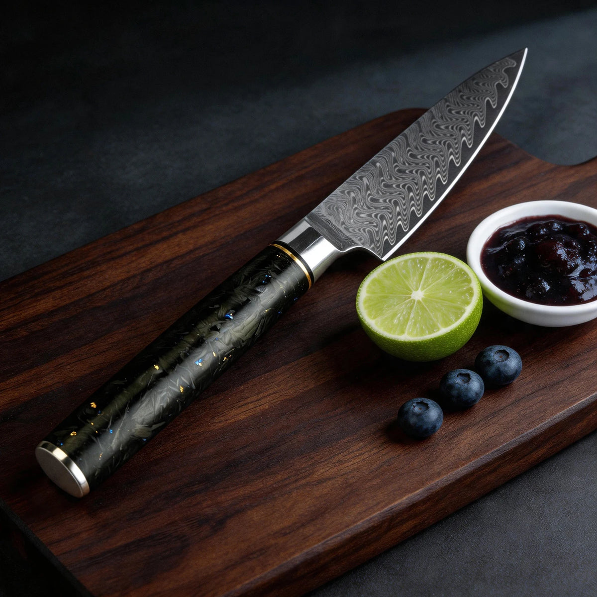 XITUO 3.5" Damascus Steel Paring Knife | Sharp & Ergonomic Paring Knife Axl