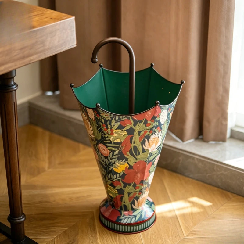 Vintage Iron Umbrella Stand – Large Floor Umbrella Holder Umbrella Stand Axl