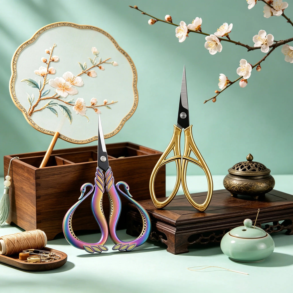 Vintage Tailor Scissors – Stainless Steel Sewing Shears 1/2 Pack Tailor Sewing Scissors Axl