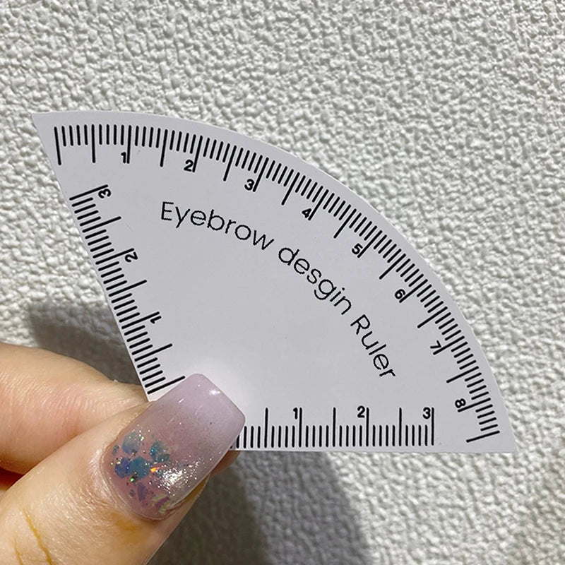 Reusable Eyebrow Mapping Ruler – Microblading Shaping Guide Eyebrow Shaping Ruler Axl 2PCS