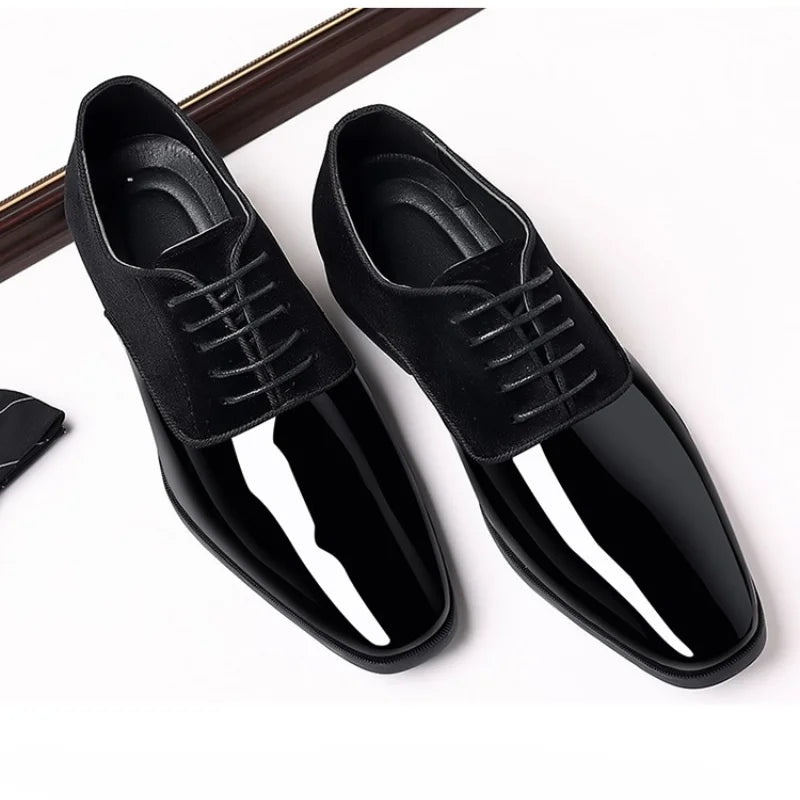 YBQJOO Men's Oxford Dress Shoes – Lace-Up Business & Wedding Oxford Dress Shoes Axl