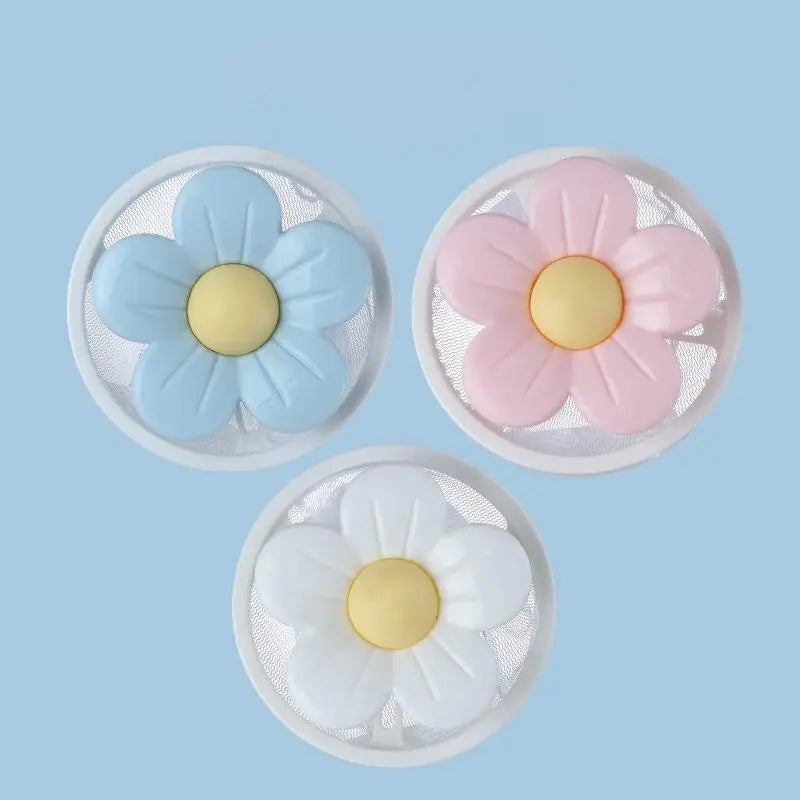 Floating Lint Collector – Flower Hair Filter for Washing Machine Laundry Lint Filter Axl
