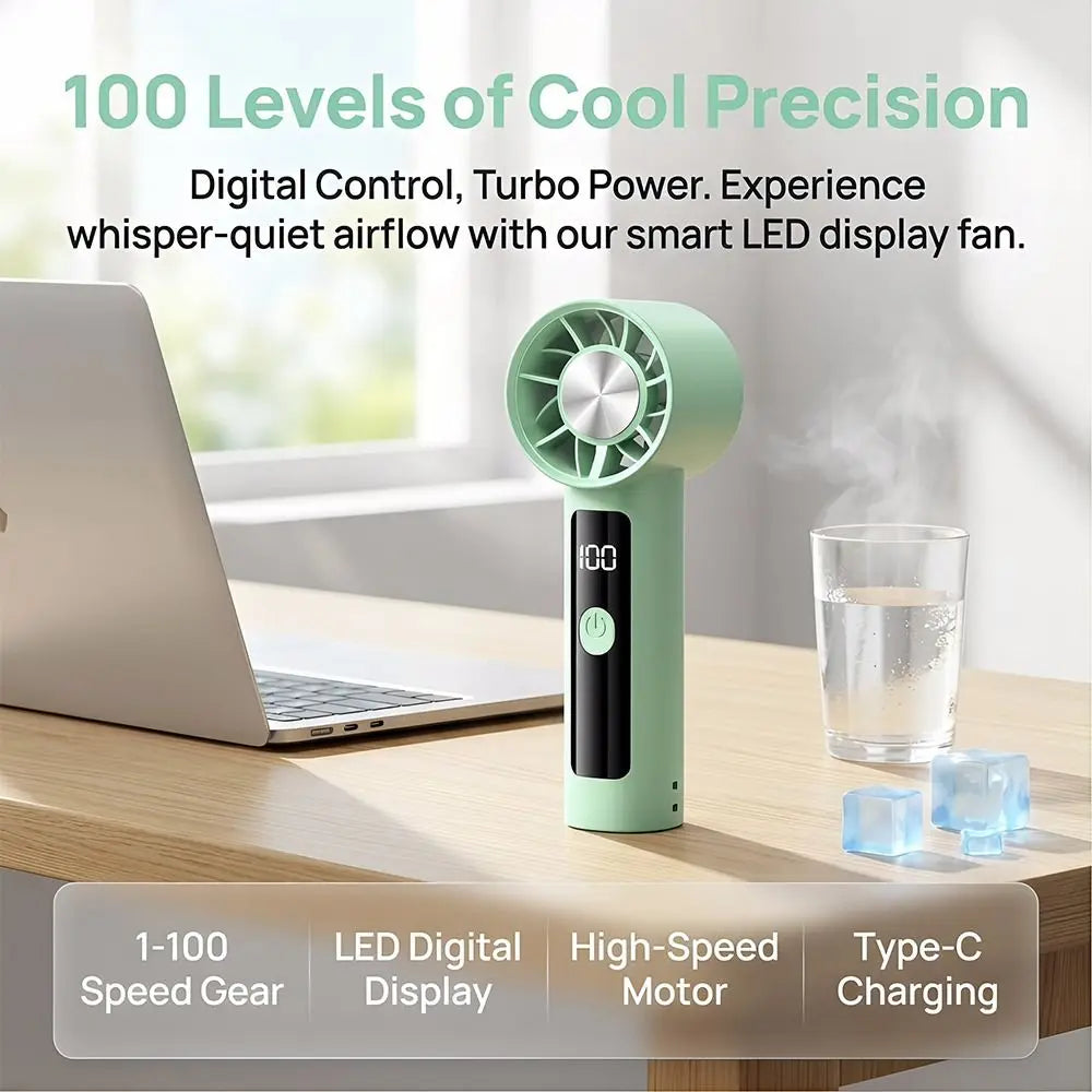 Mini Turbo Fan – Powerful USB-C Portable High-Speed Fan Portable Mini Fan Axl