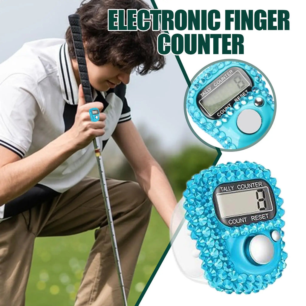 Digital Finger Ring Tally Counter – LCD Tasbih Prayer Clicker Digital Tally Counter Axl