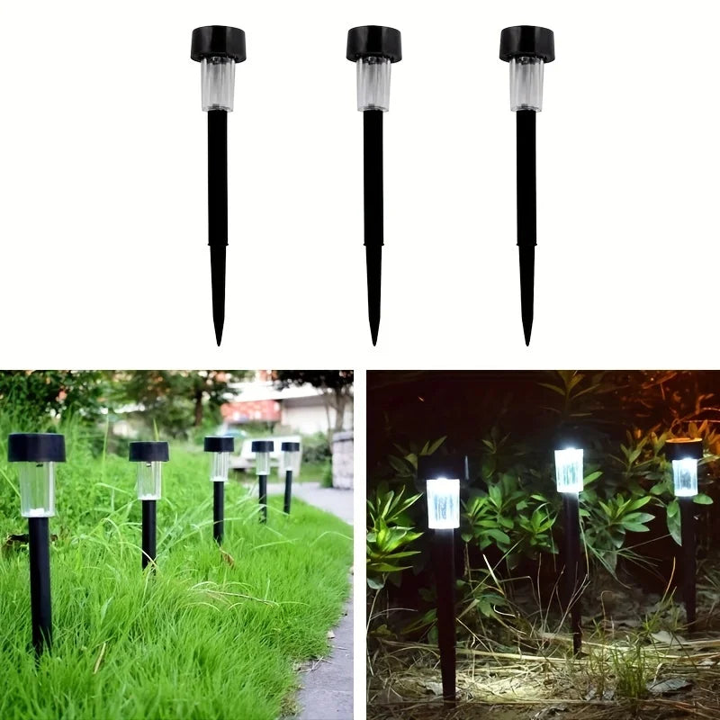 Solar Pathway Lights 12-Pack – Waterproof LED Garden Stake Lamps Solar Garden Lights Axl