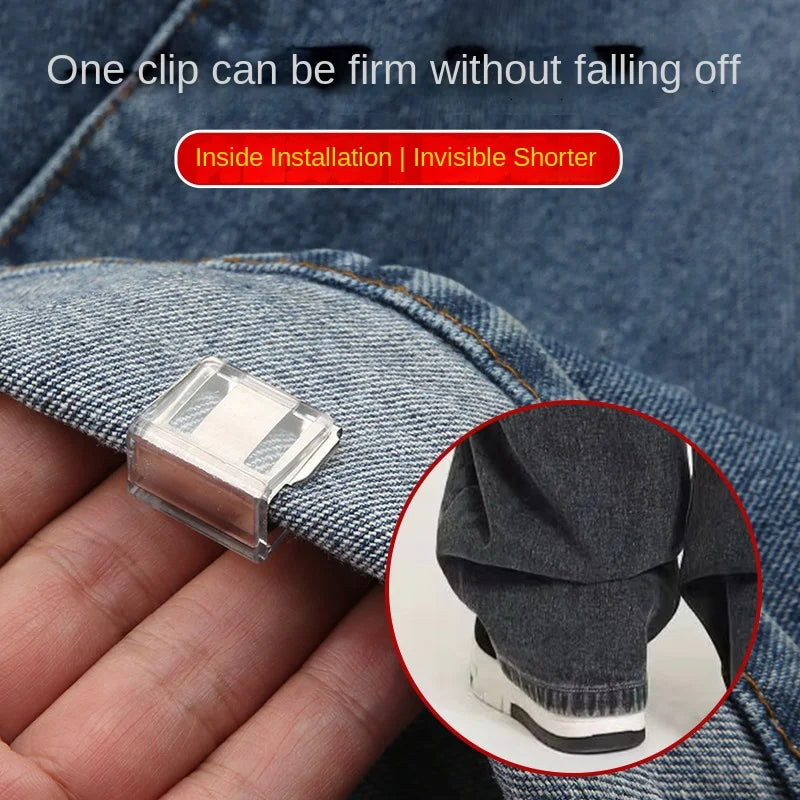 Invisible Hem Clips – No-Sew Pants Length Adjuster 4–10 Pcs Hem Clips Axl