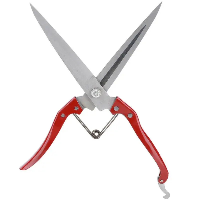 Manual Spring-Loaded Sheep Shear | Carbon Steel Wool Scissor Livestock Shearing Tool Axl