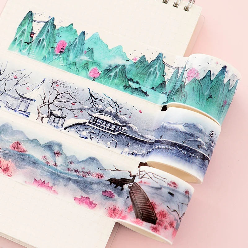 Vintage Decorative Washi Tape – DIY Scrapbooking & Journaling Decorative Washi Tape Axl