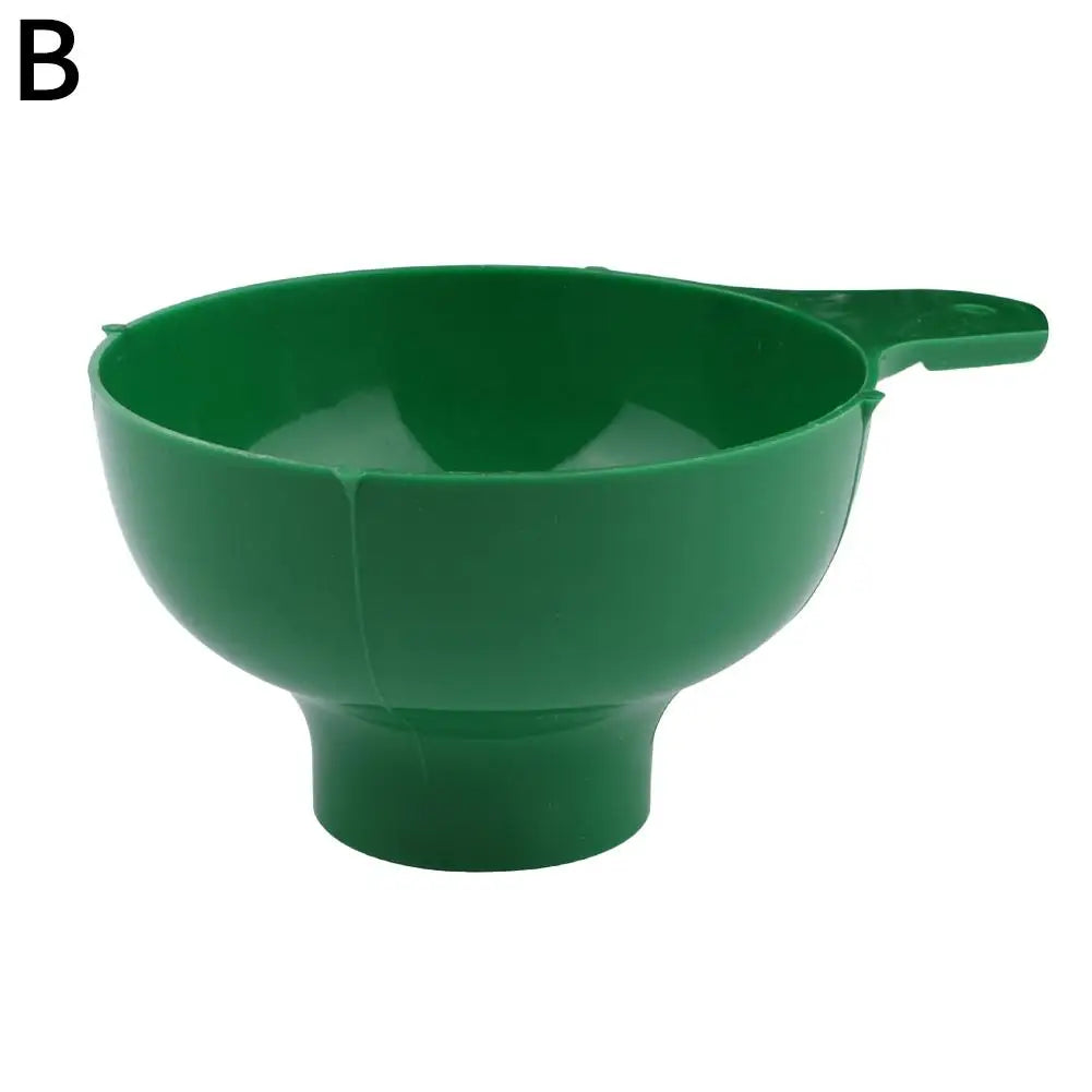 Wide Mouth Food Grade Plastic Funnel for Kitchen – 1-2 Pack Kitchen Funnel Axl Green 1pcs