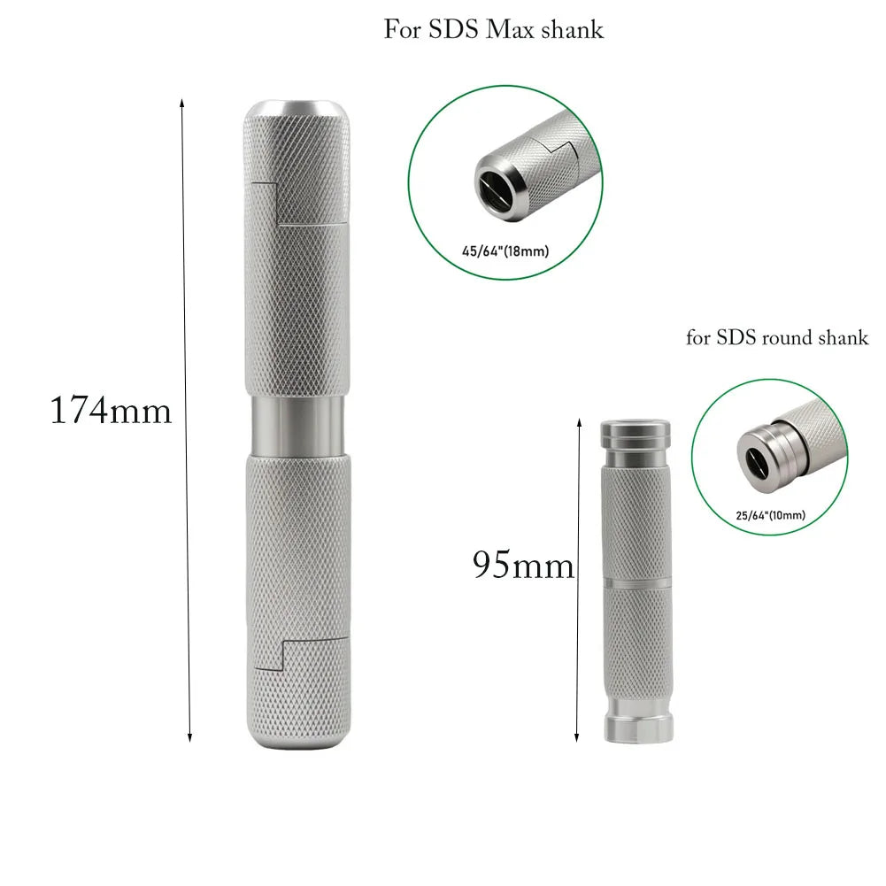 SDS Max Quick-Release Extension Rod for Rotary Hammer Drill Drill Extension Adapter Axl