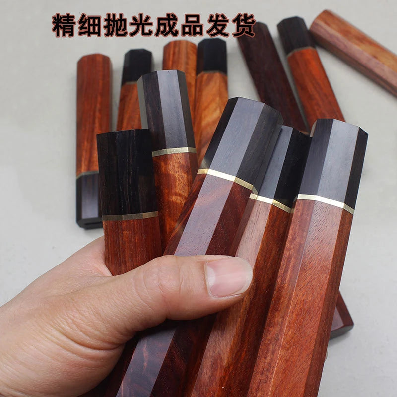 XUAN FENG Octagonal Wood Chef Knife Handle – D2 Steel Blade Chef Knife Axl