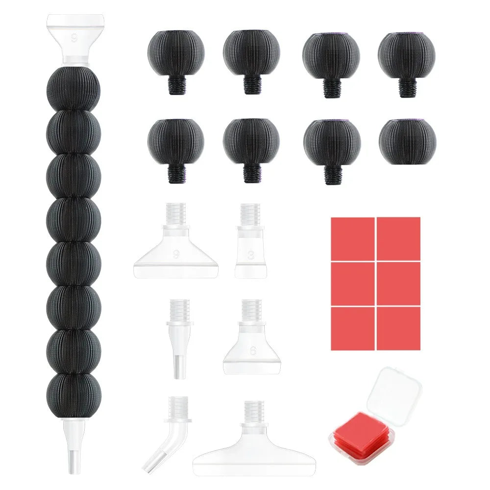 5D Diamond Painting Pen Kit – 12 Pen Tips & Clay Included