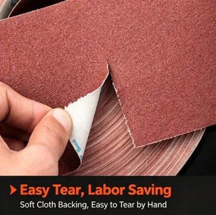 Emery Cloth Sandpaper Roll 80–600 Grit | Wood & Metal Abrasive Sandpaper Roll Axl