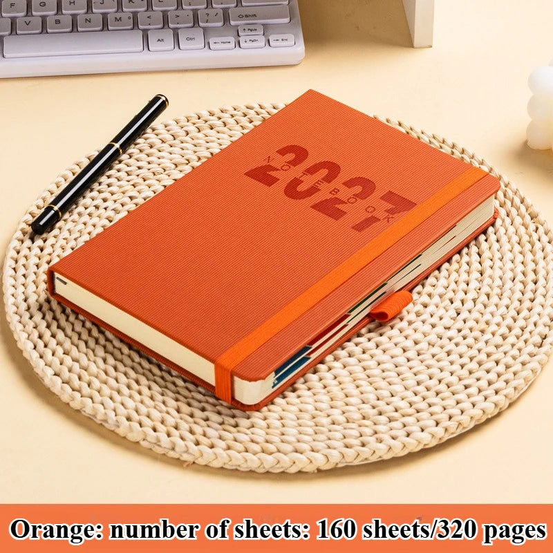2027 Productivity Planner & Habit Tracker – 320-Page Journal Productivity Planner Journal Axl Orange-320 Pages A5