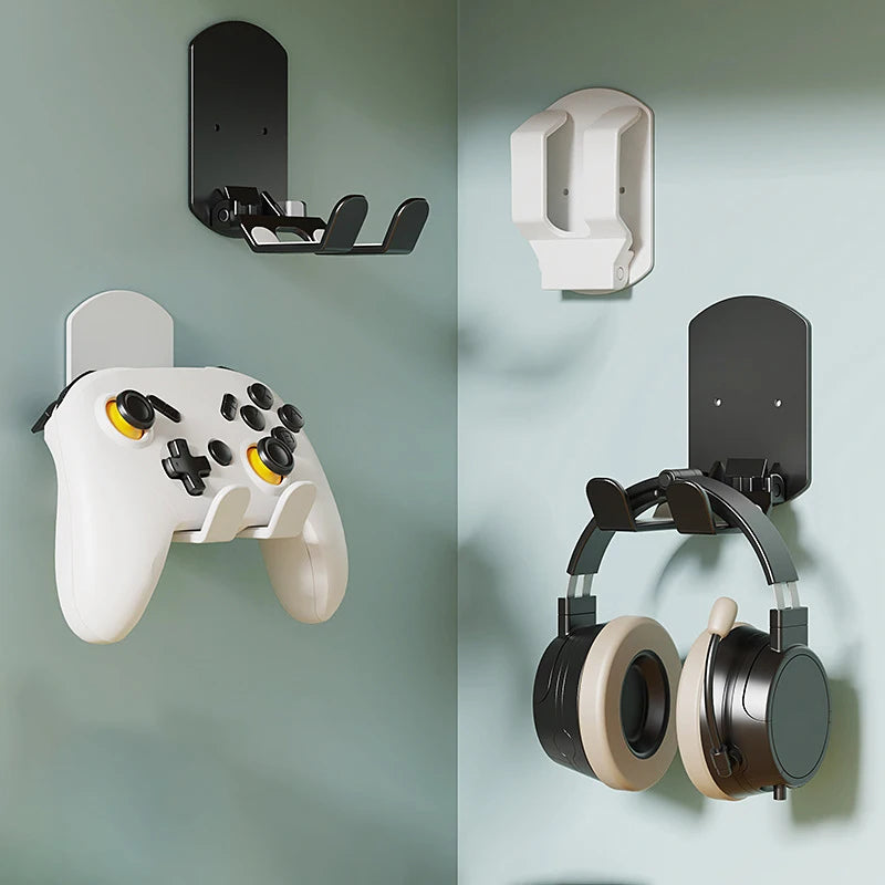 Wall Mount Game Controller & Headset Holder – No Drill Controller Wall Mount Axl