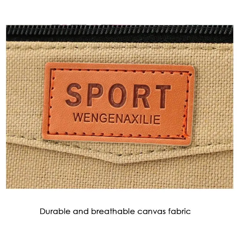 Men's Canvas Belt Phone Pouch – Double Layer Waist Bag Belt Phone Pouch Axl