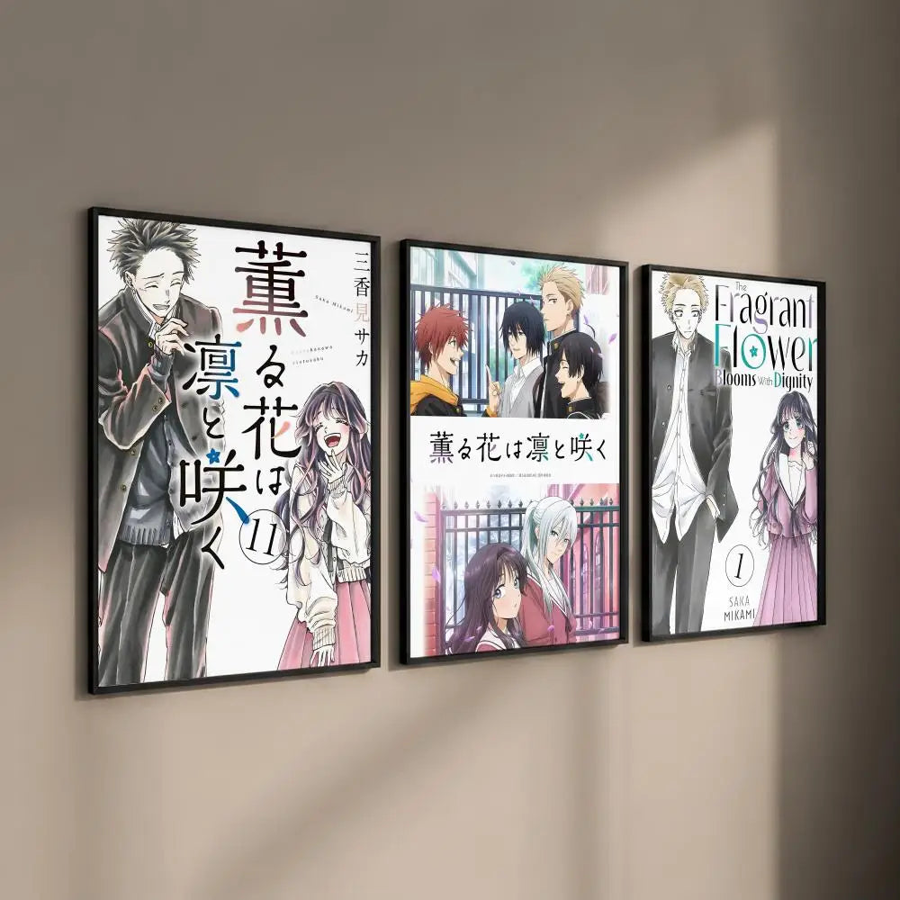 HD Art Poster Wall Sticker – Flower, Bloom & Anime Prints Wall Art Poster Axl
