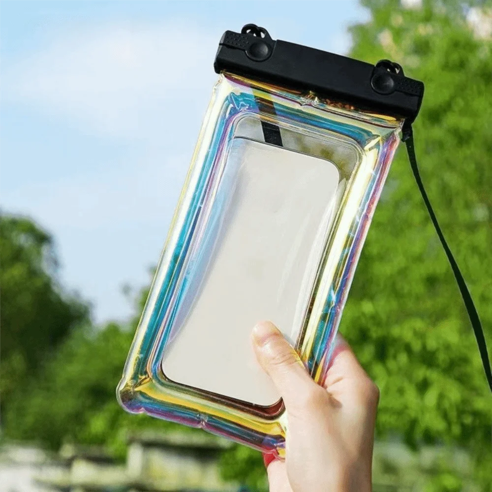 Waterproof Phone Pouch – Floating Airbag Touchscreen PVC Bag Waterproof Phone Pouch Axl Black