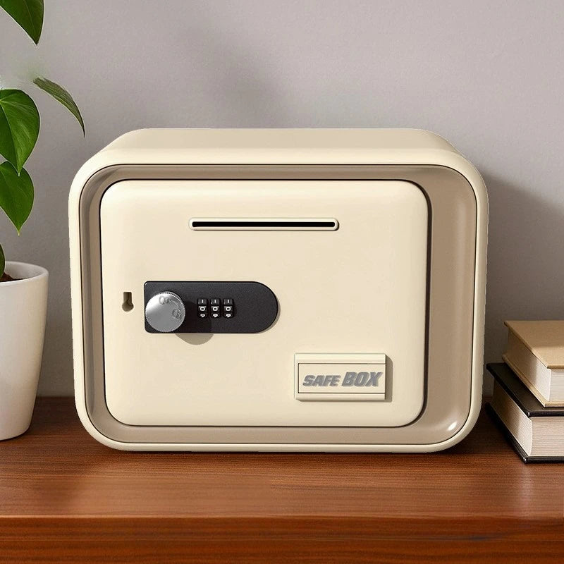 Password Lock Piggy Bank – Large Money Box with Key | 4 Colors Password Lock Money Box Axl Khaki