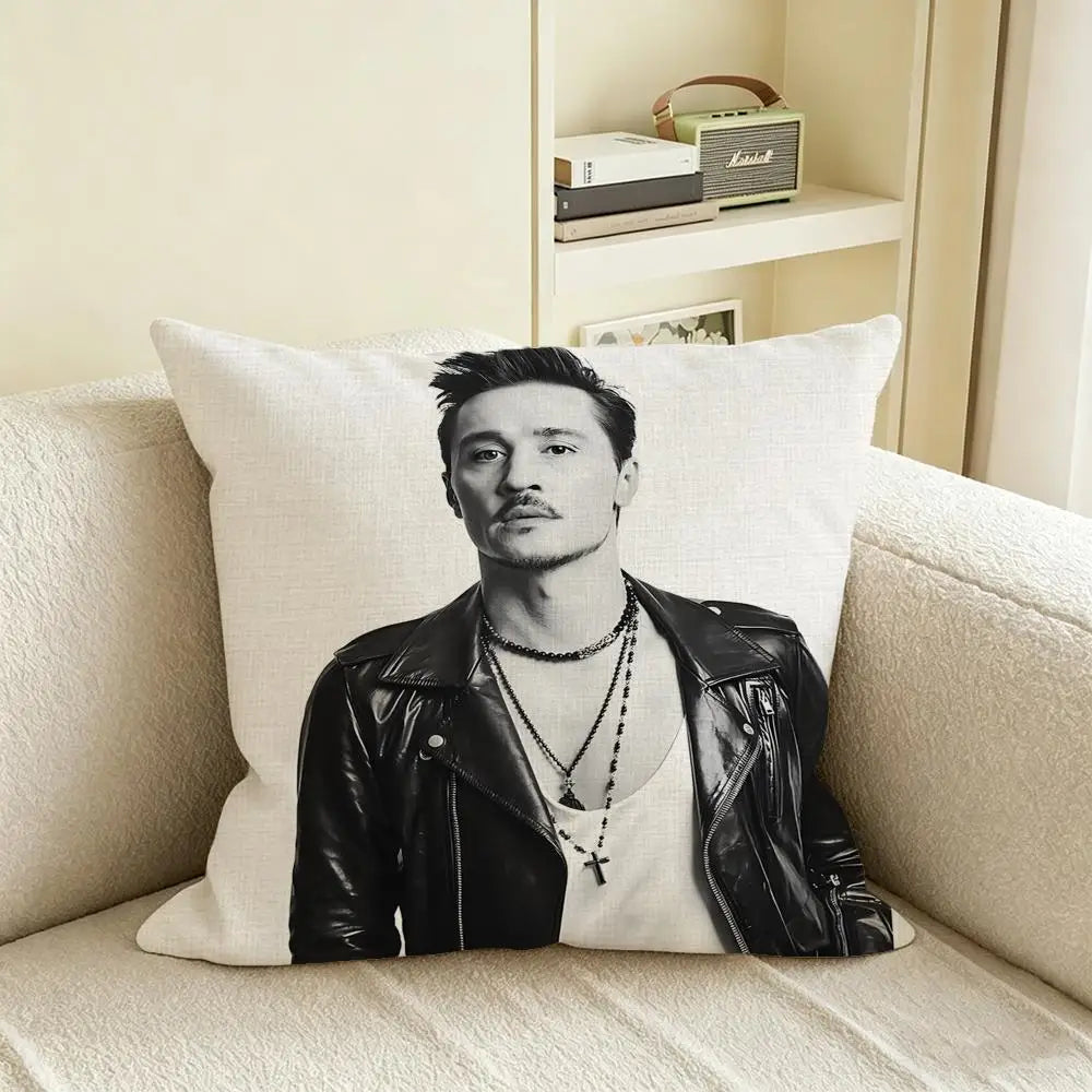 Marilia Mendonca Linen Cushion Cover – Sofa, Bed & Chair Linen Cushion Cover Axl White4 60X60cm