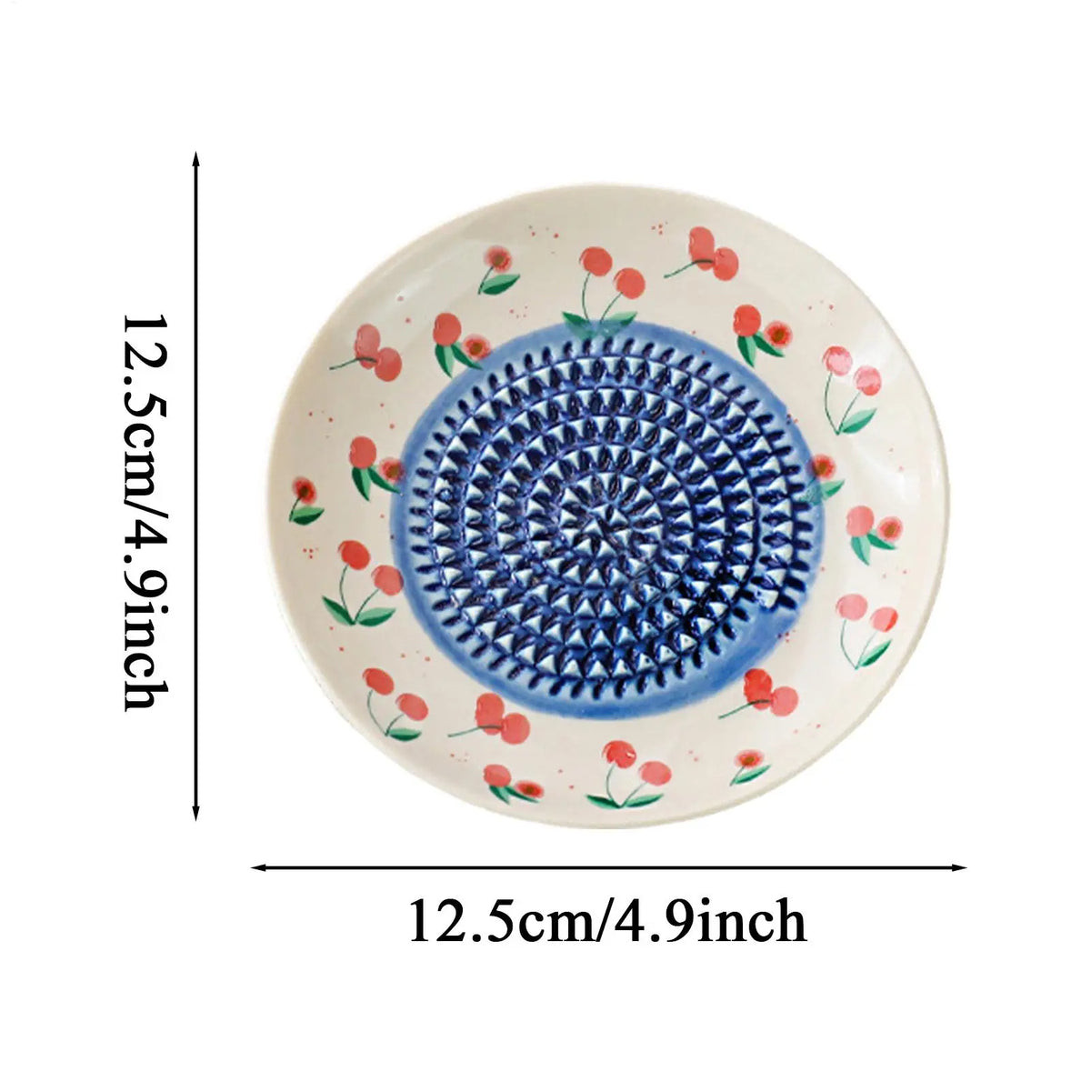 2-in-1 Ceramic Garlic & Ginger Grater Plate | Kitchen Tool Ceramic Grater Plate Axl
