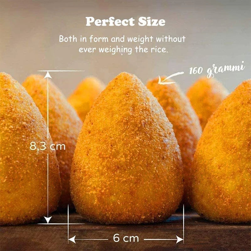 PGY Arancini & Rice Ball Mold – DIY Sushi & Meatball Maker Kitchen Mold Tool Axl