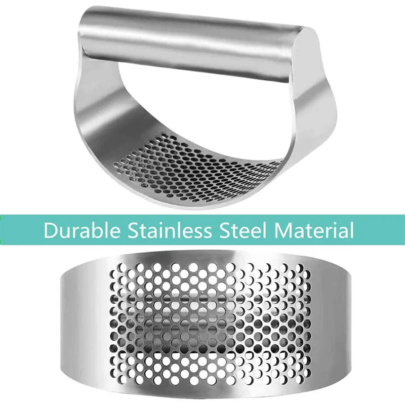 Stainless Steel Garlic Press & Ginger Crusher | PGY Kitchen Tool Garlic Press Axl
