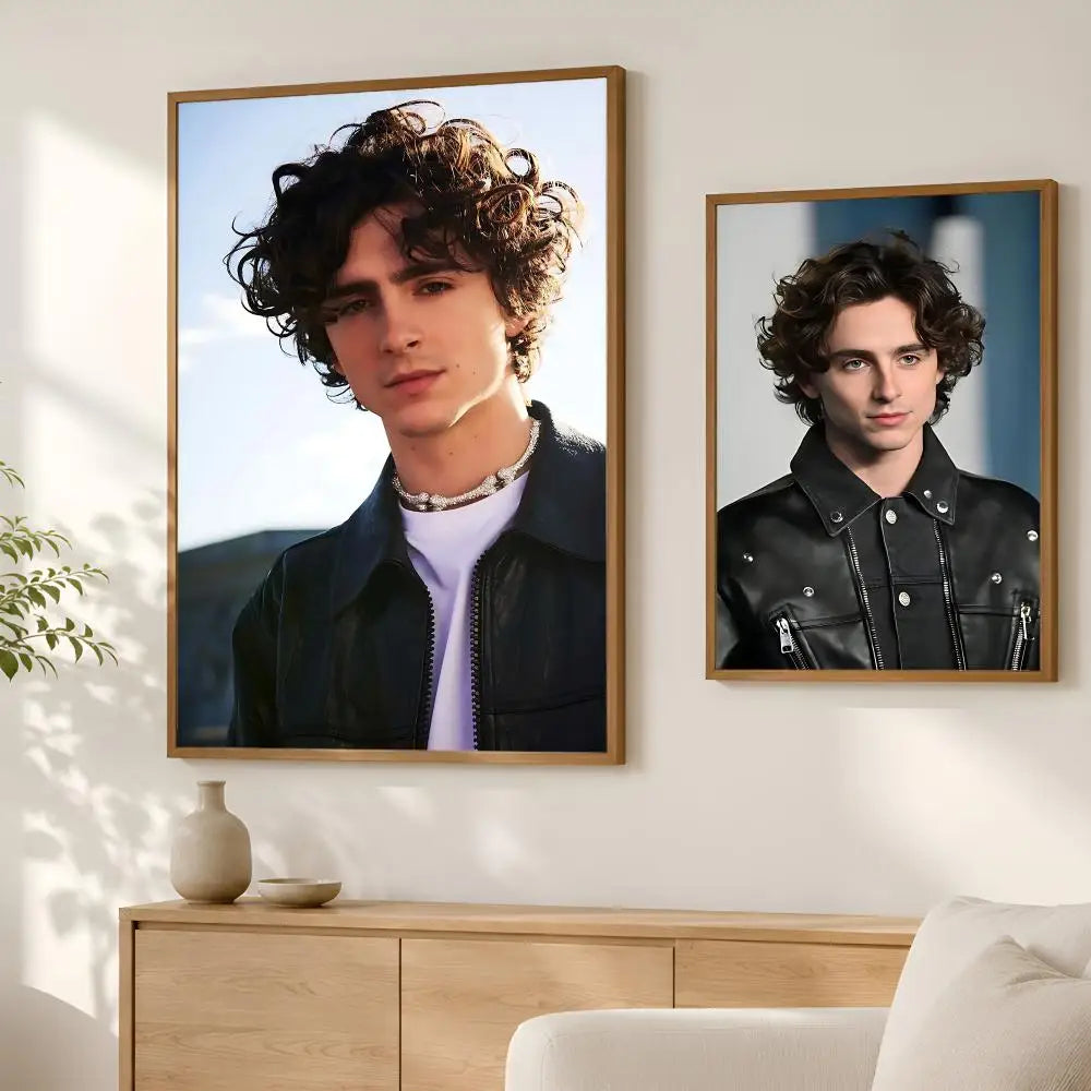 Timothée Chalamet HD Wall Poster – Self-Stick Waterproof Decor Wall Art Poster Axl