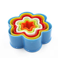 Cookie Cutter Mold Set – Circle, Heart, Star & Flower Shapes Cookie Cutter Mold Axl flower