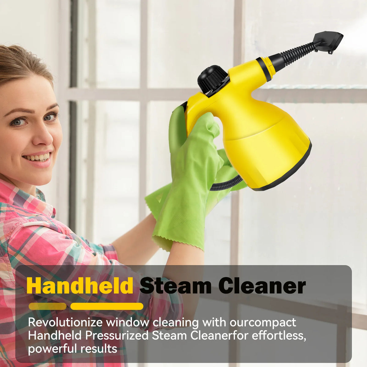 BALASHOV 1200W Handheld Steam Cleaner – Kitchen, Car & Home Handheld Steam Cleaner Axl