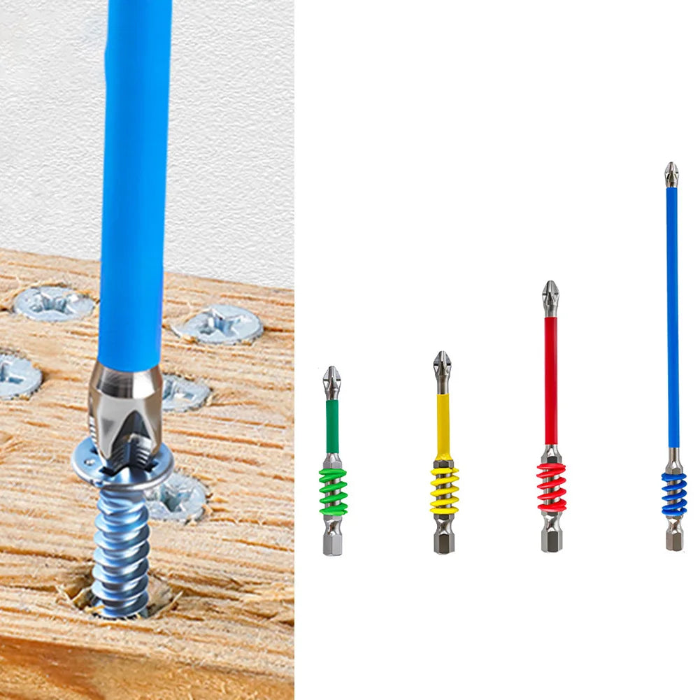 4-Piece PH2 Spring-Loaded Anti-Slip Screwdriver Bit Set Screwdriver Bit Set Axl
